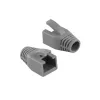 Boccole antistrappo RJ45 LogiLink MP0035, grigie, confezione da 50