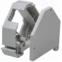 LogiLink MP0053 Adattatore per guida DIN per 1 modulo keystone RJ45, plastica, bianco