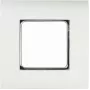 LogiLink NF0002 scatola da incasso 80x80 mm con foro 45x45 mm, bianco puro, sistema francese