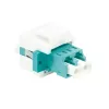 LogiLink NK0031 adattatore in fibra ottica Keystone LC-Duplex multimodale OM3/OM4, aqua