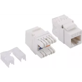 LogiLink NK4005 jack keystone RJ45 Cat.6 UTP, bianco