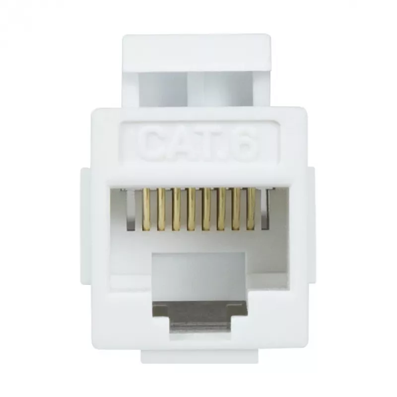 LogiLink NK4012W Frutto keystone Cat.6 UTP, 2x RJ45, bianco