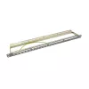 LogiLink NK4039 patch panel keystone, 24 porte, 0,5HE, schermato, grigio - montaggio rack 19 pollici