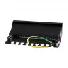 LogiLink NP0017B patch panel – 8 porte Cat6 STP, montaggio a parete/sotto scrivania, nero