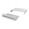 LOGILINK NP0094 Consolidation Point Box 12 porte, montaggio a tavolo/parete/guida DIN, grigio chiaro