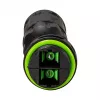 LOGILINK connettore in fibra ottica duplex SC da esterno con 2 pressacavi, IP67, nero