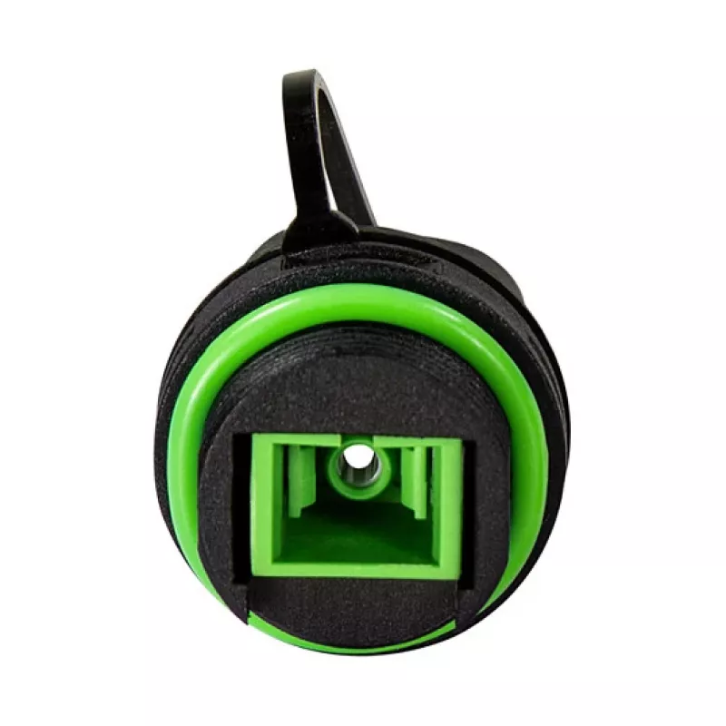 LOGILINK Connettore SC simplex in fibra ottica per esterni con pressacavo e tappo parapolvere