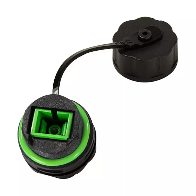 LOGILINK Connettore SC simplex in fibra ottica per esterni con pressacavo e tappo parapolvere