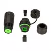 LOGILINK Connettore SC simplex in fibra ottica per esterni con pressacavo e tappo parapolvere