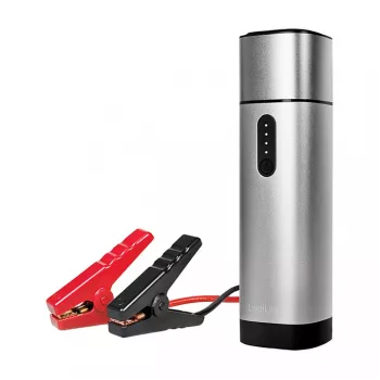 Logilink PA0266 avviatore e powerbank, 10000 mAh, 12V/400A di picco, USB-C PD, torcia LED