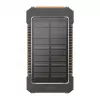 LogiLink PA0321 Power Bank solare 6000 mAh con USB-C, IP65, nero
