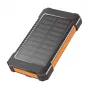 LogiLink PA0321 Power Bank solare 6000 mAh con USB-C, IP65, nero