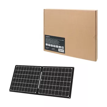 LOGILINK PA0341 pannello solare pieghevole - 30W, uscita USB-C & USB-A & DC, monocristallino, IPX4 resistente agli schizzi