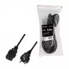 Cavo di alimentazione Logilink, CEE 7/7 a IEC C19, nero, 3 m