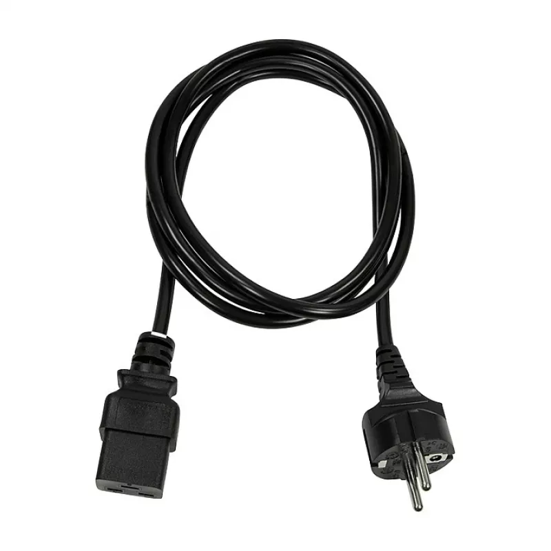 Cavo di alimentazione Logilink, CEE 7/7 a IEC C19, nero, 3 m