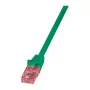 LogiLink PrimeLine Cavo patch Cat.6 U/UTP, RJ45, rame, verde, 1,5 m
