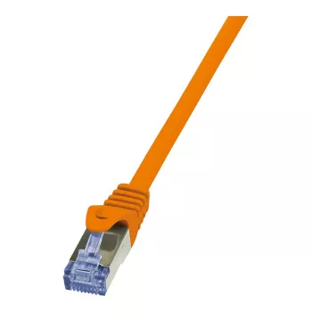 LogiLink PrimeLine Cat.6A S/FTP cavo patch, RJ45, 0,5 m, arancione, LSZH, 10 Gbit/s