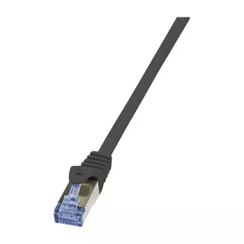 Cavo patch LogiLink PrimeLine Cat.7 RJ-45 (M) - 0,25 m nero