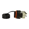 LogiLink Professional Cat.6A STP Keystone Jack RJ45, IP68 Industrial Outdoor, senza attrezzi, pressofusione di zinco, nero