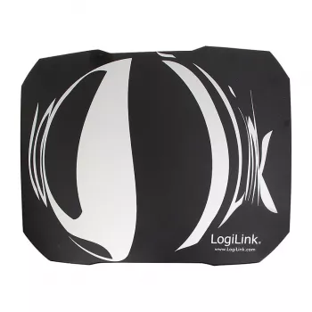 LogiLink Q1 Mate tappetino per mouse da gaming XL – microtessuto, base in gomma antiscivolo, bordi cuciti, sottomano nero