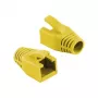 Logilink RJ45 Modular Plug Cable Boot 8mm giallo – Snagless Strain Relief Boot (50 pz.)
