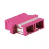 LogiLink Adattatore fibra ottica multimodale SC Duplex OM4 con flangia, viola