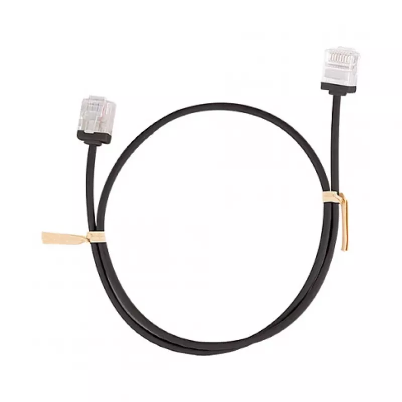 LogiLink Slim High-Flex Cat.6A U/UTP cavo patch, 0,15 m, nero