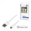 Logilink UA0199 cavo Lightning, certificato MFI, USB-A a Lightning 8-Pin, bianco, 1m (ricarica rapida e sincronizzazione)