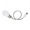 Logilink UA0220 luce LED da scrivania USB con collo flessibile, luce bianca, nero