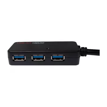 LOGILINK UA0262 cavo di prolunga attivo USB 3.0, USB-A maschio a 4x USB-A femmina, 10m, nero
