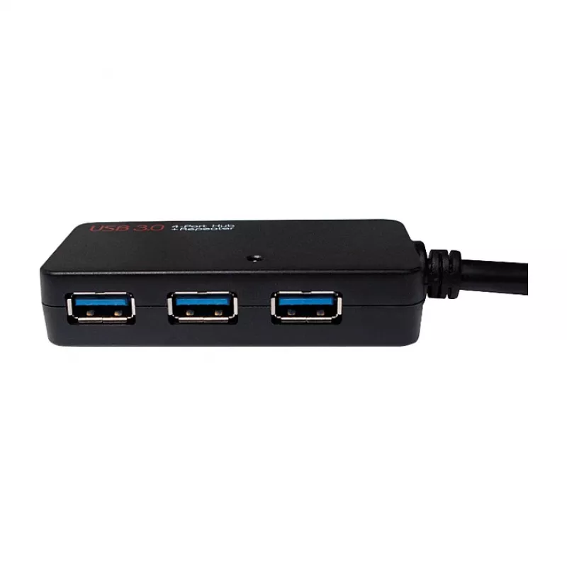 LOGILINK UA0262 cavo di prolunga attivo USB 3.0, USB-A maschio a 4x USB-A femmina, 10m, nero