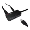 LOGILINK UA0262 cavo di prolunga attivo USB 3.0, USB-A maschio a 4x USB-A femmina, 10m, nero