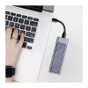 LogiLink UA0435 case per SSD USB 3.2 Gen 2x2, M.2 NVMe/SATA, USB-C, 20 Gbps, grigio