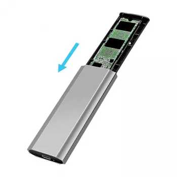 LogiLink UA0439 case per SSD USB 3.2 Gen 2 USB-C su PCIe NVMe
