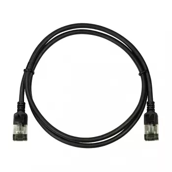 LogiLink Ultraflex SlimLine cavo patch Cat6a S/FTP, 2m, nero (CQ9053S)