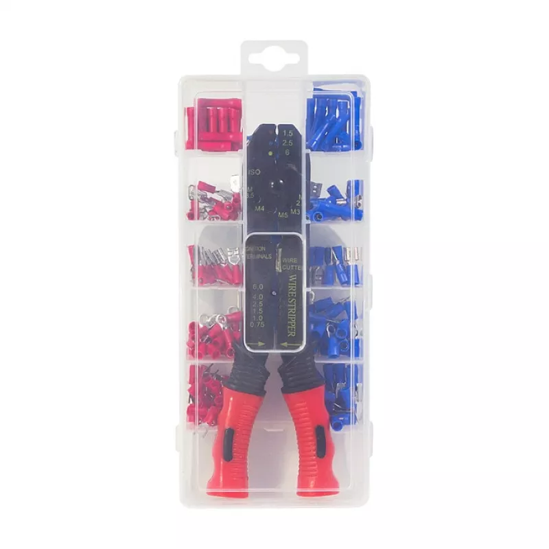 LOGILINK pinza crimpatrice universale per capicorda isolati con assortimento di crimp