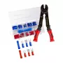 LOGILINK pinza crimpatrice universale per capicorda isolati con assortimento di crimp