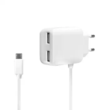 LogiLink caricabatterie USB universale da parete - alimentatore - 2,1 A - 2 porte di uscita (USB)