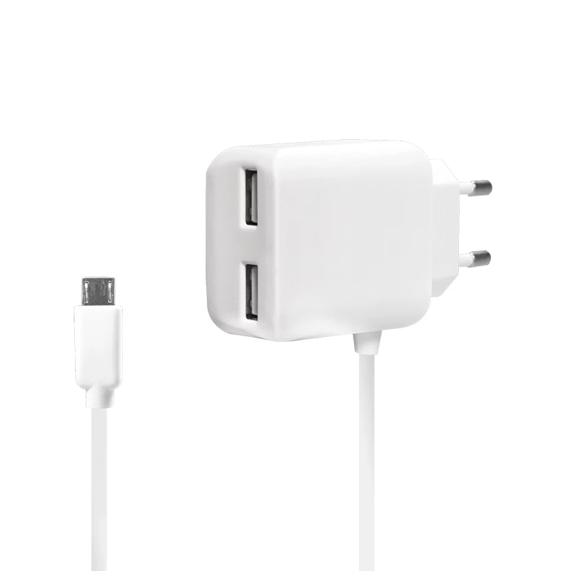 LogiLink caricabatterie USB universale da parete - alimentatore - 2,1 A - 2 porte di uscita (USB)