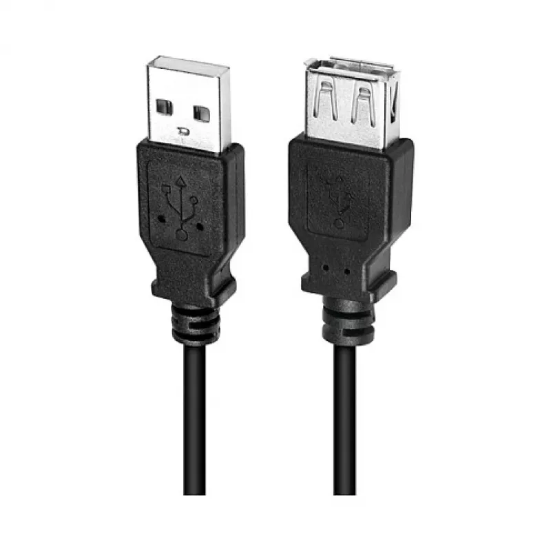 LogiLink CU0011B Prolunga USB 2.0, connettore maschio USB-A a connettore femmina USB-A, nero, 3 m