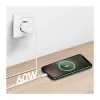LogiLink cavo USB 2.0 Type-C, A/M a C/M, 480 Mbps, 60W, nylon, rosa, 0,5 m