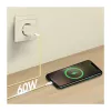 LogiLink Cavo USB 2.0 Type-C, C/M a C/M, 480 Mbps, 60W, nylon, giallo, 0,5 m