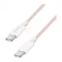 Cavo LogiLink USB 2.0 Type-C a Type-C, 1 m, 60W Power Delivery, nylon intrecciato, rosa