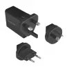 Logilink Caricabatterie da viaggio USB-A, 18 W, GaN, 1 porta, 1x USB-A (QC), nero