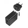 Logilink Caricabatterie da viaggio USB-A, 18 W, GaN, 1 porta, 1x USB-A (QC), nero