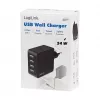 LogiLink caricabatterie da parete USB-A, 24W, 4 porte, 4x USB-A, nero