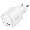 LogiLink caricabatterie USB-C 20 W GaN, 1 porta, USB Power Delivery, bianco