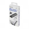 LOGILINK docking station USB-C, 7 porte, USB 3.2 Gen1, 100W PD, 4K HDMI, per iPad, alluminio (UA0385)