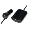 Logilink caricabatterie da auto USB, 2+2 porte, 24 W, nero