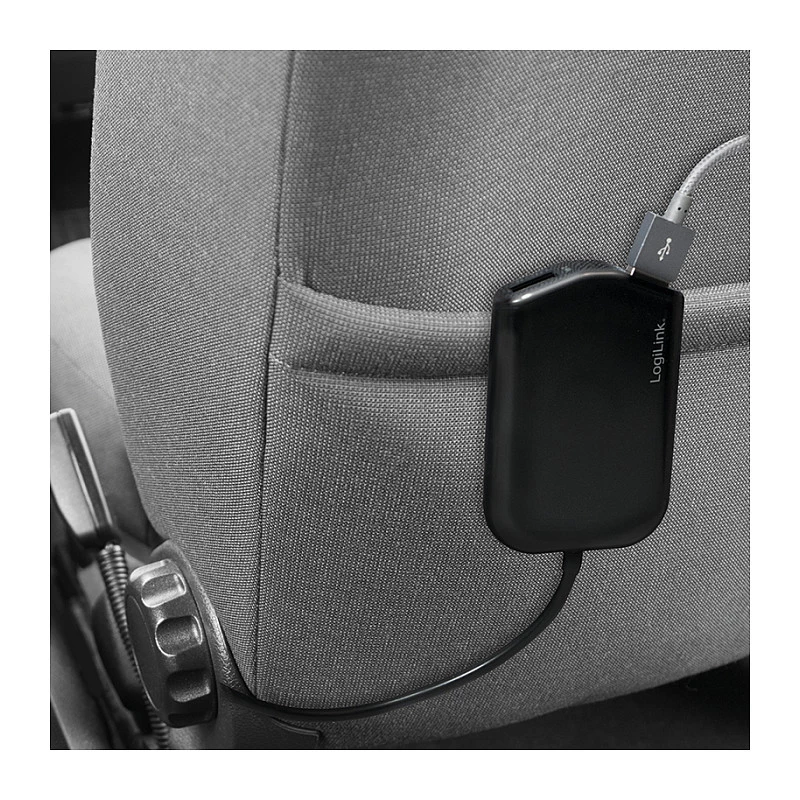 Logilink caricabatterie da auto USB, 2+2 porte, 24 W, nero